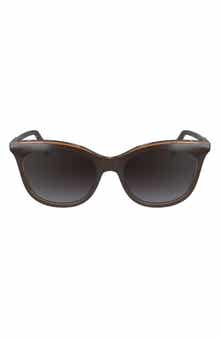 Longchamp 53mm Gradient Cat Eye Sunglasses