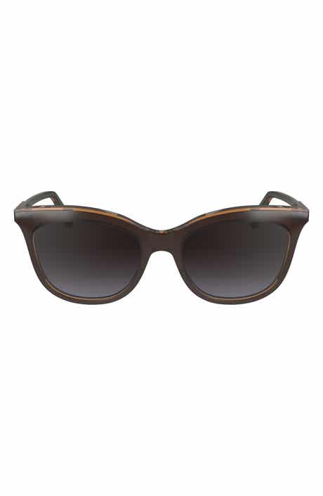 Longchamp 53mm Gradient Cat Eye Sunglasses