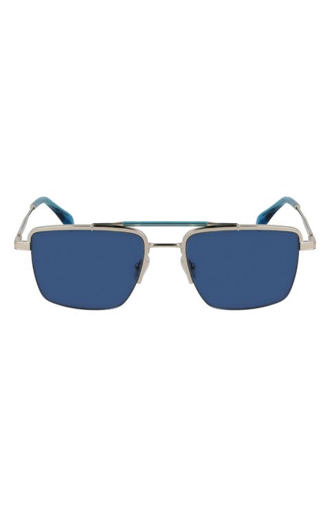 Landor 55mm Rectangular Sunglasses