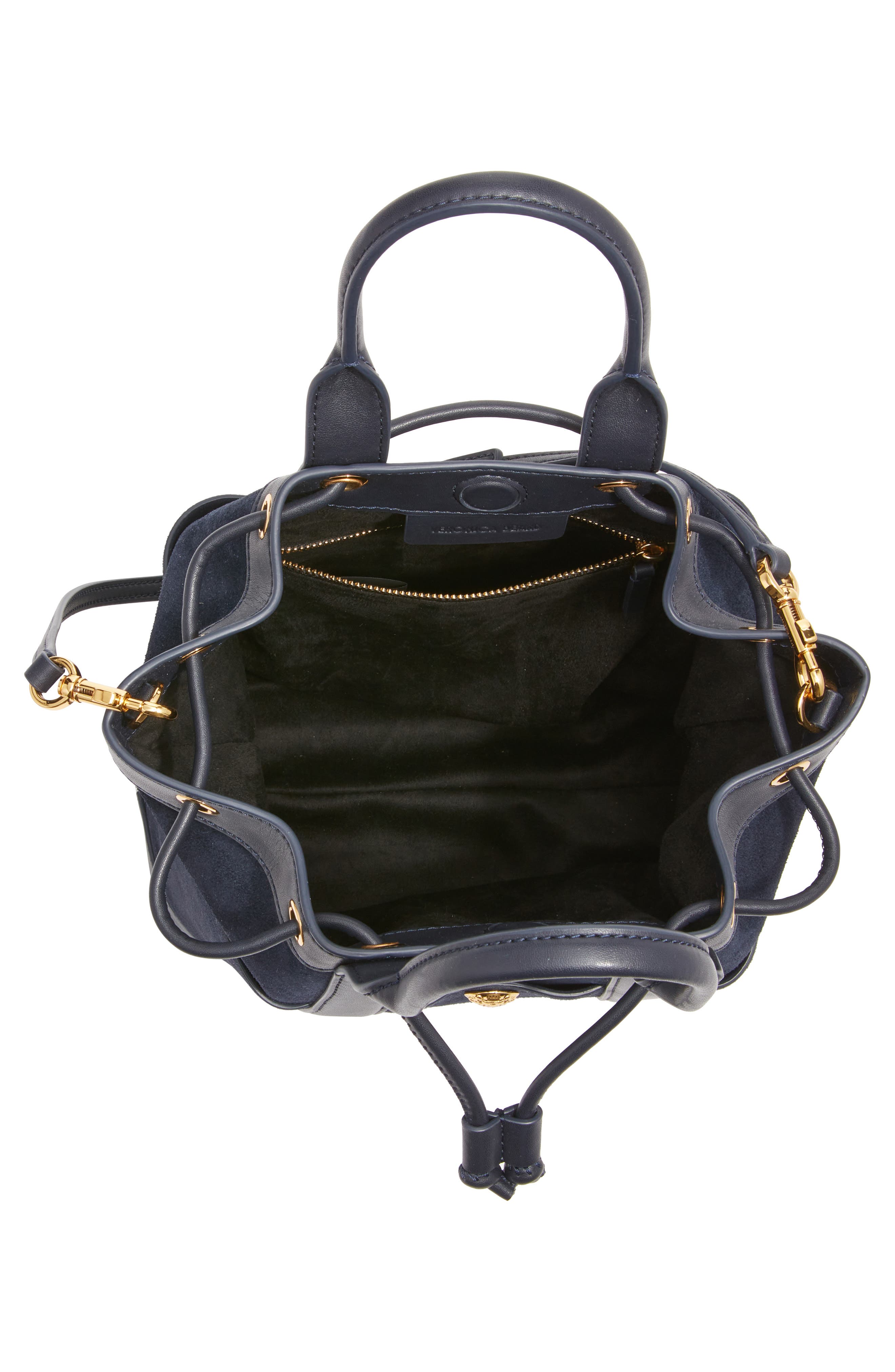 Veronica Beard Goody Suede 
Leather Bucket Bag, Alternate, color, 