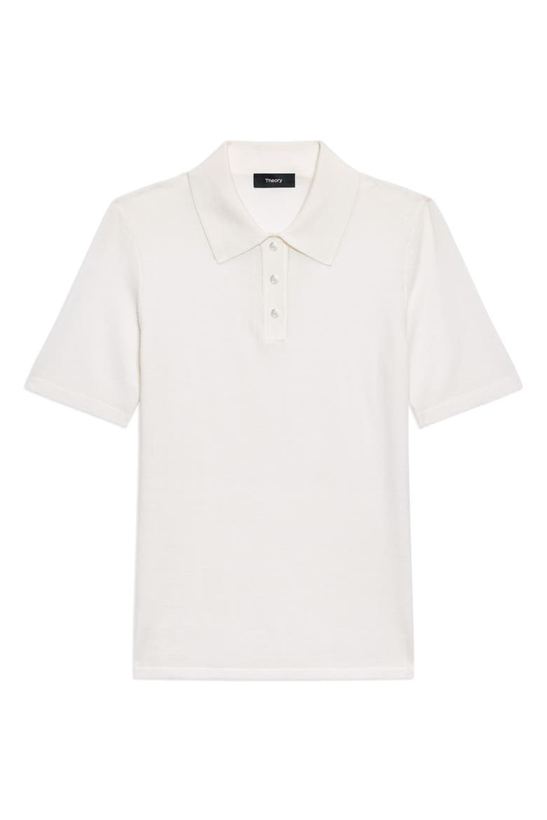 Merino Wool Polo, Alternate, color, NEW IVORY