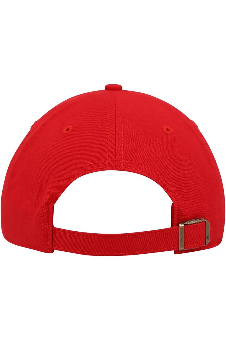 Women's '47 Red Calgary Flames Team Miata Clean Up Adjustable Hat, Alternate, color, Red