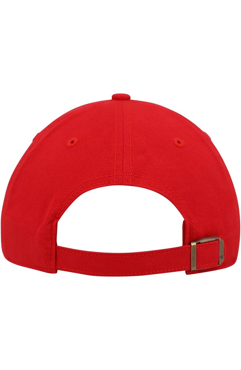 '47 Women's '47 Red Calgary Flames Team Miata Clean Up Adjustable Hat, Alternate, color, Red