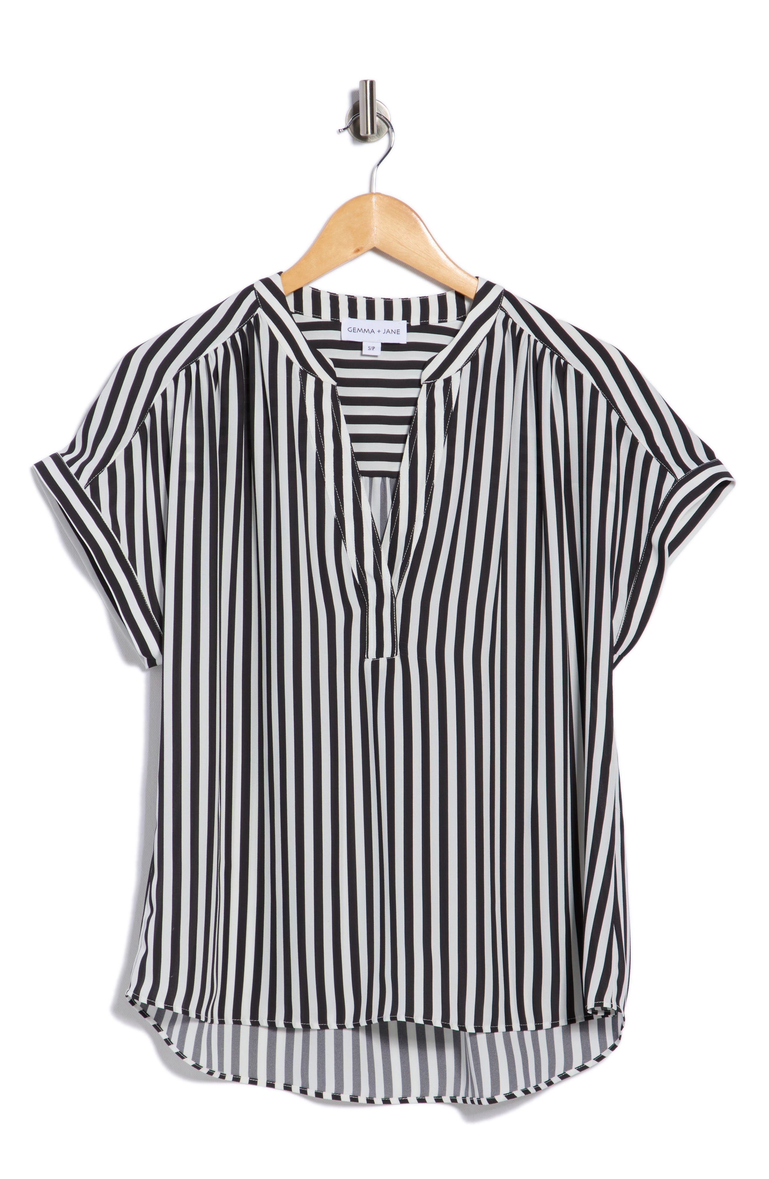 V-Neck Popover Top