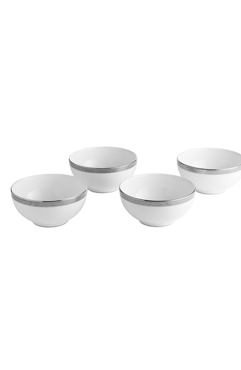 Vera Wang Lace Bone China 3-Piece Dinnerware Set, Alternate, color, Platinum