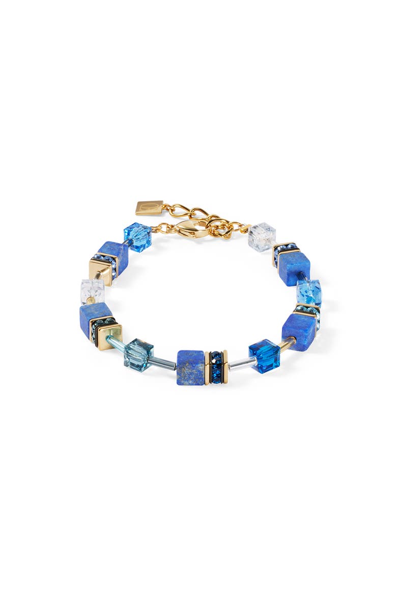 Geocube Iconic Precious Bracelet, Main, color, Blue