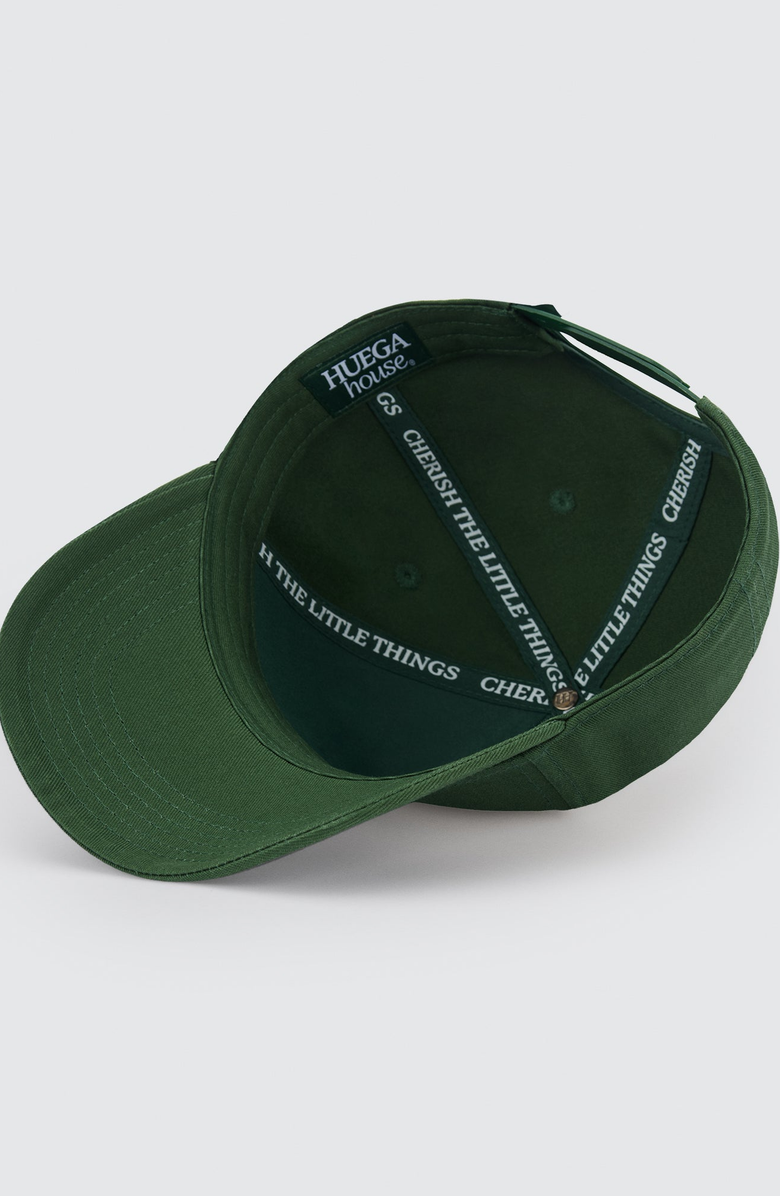 Huega House Icon High Profile Hat, Alternate, color, Evergreen