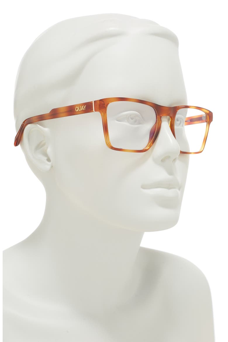 60mm Square Optical Frames, Alternate, color, HONEY TORTOISE/ CLEAR