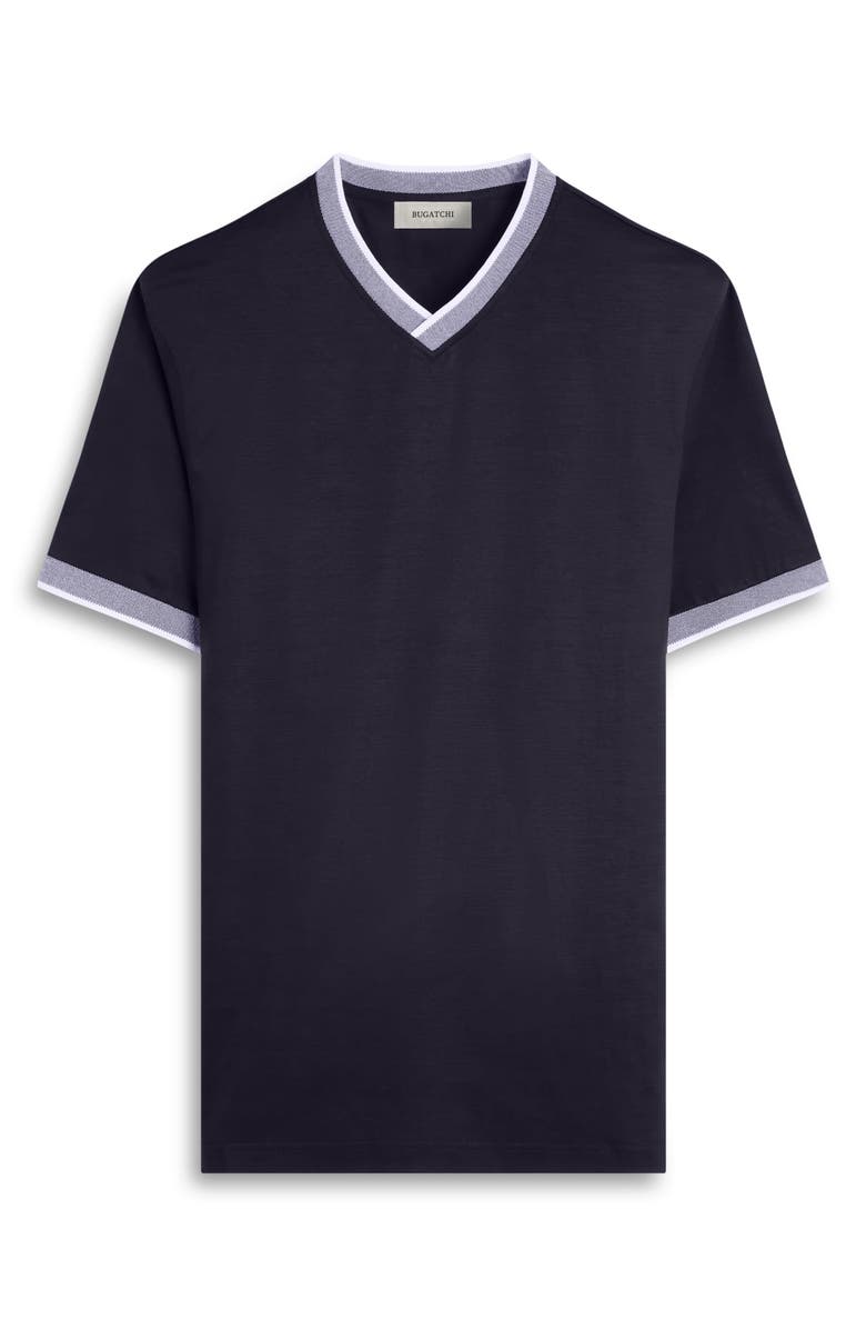 Bugatchi Pima Cotton V-Neck T-Shirt, Alternate, color, 