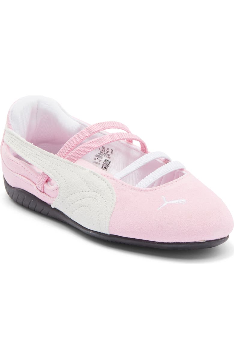 PUMA Kids' Speedcat Ballet Sneaker, Main, color, Pink Shimmer/ Puma White