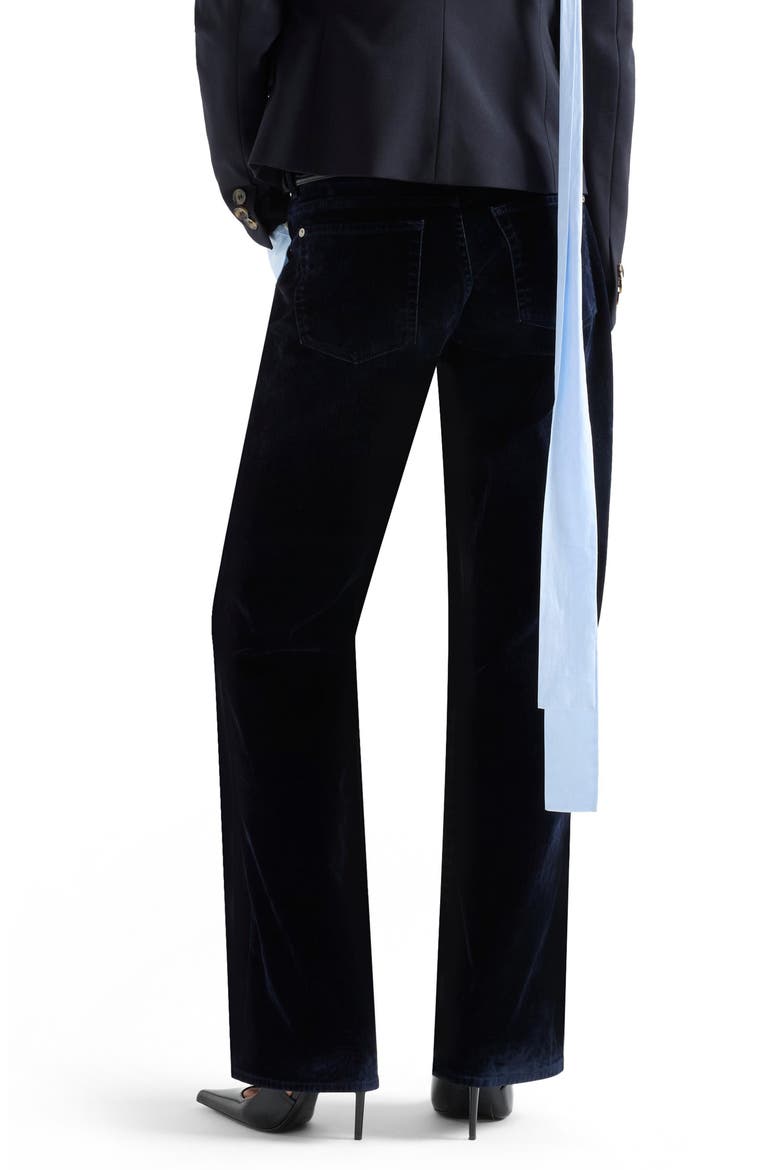 Low Straight Leg Jeans, Alternate, color, FLOCK NAVY