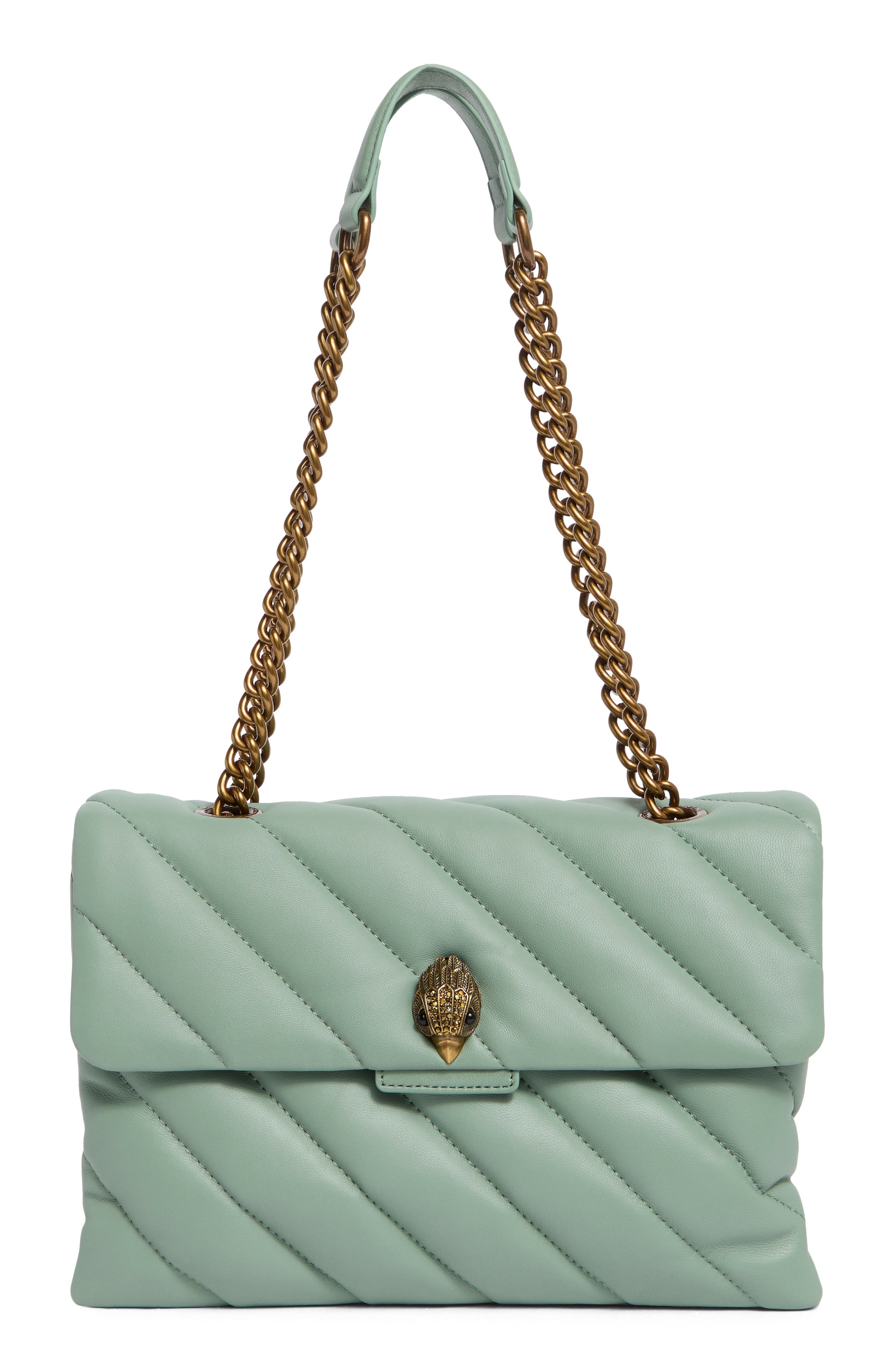 Kurt Geiger London Soho Large Leather Shoulder Bag, Main, color, 