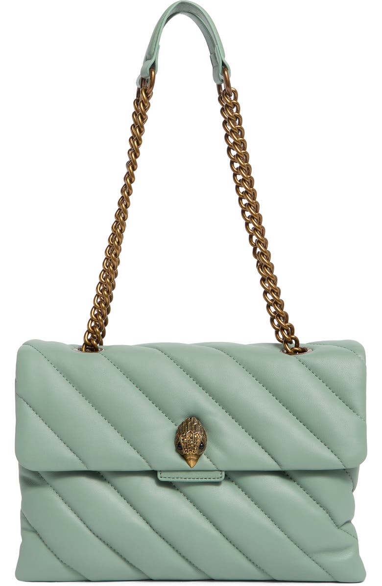 Kurt Geiger London Soho Large Leather Shoulder Bag, Main, color,