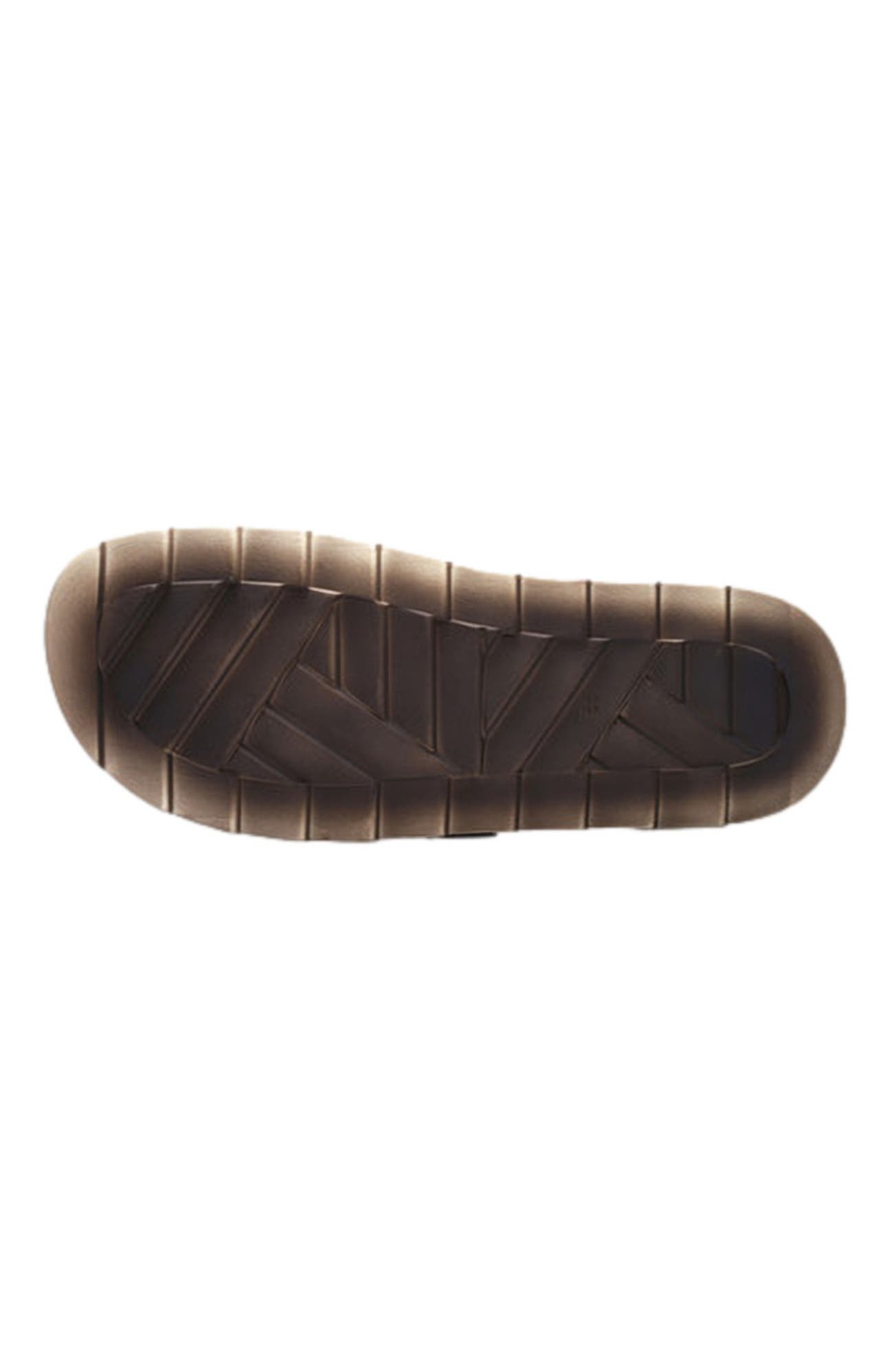A. Veer Havana Double Strap Sandal, Alternate, color, Brown Leather
