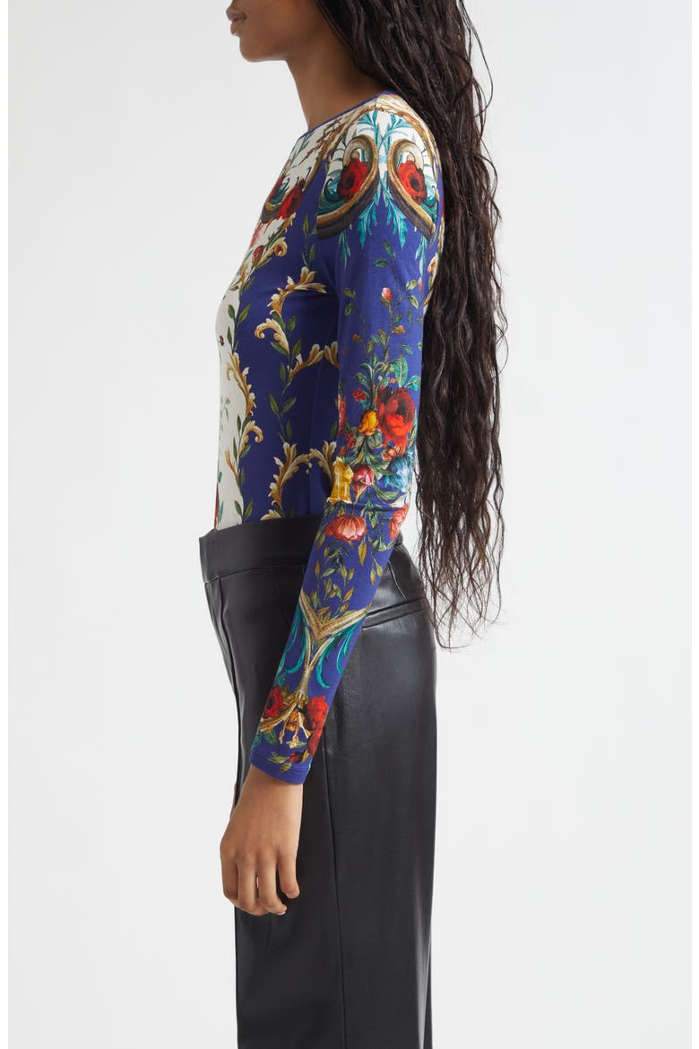 Delaina Long Sleeve Top, Alternate, color, GILDED ROSE