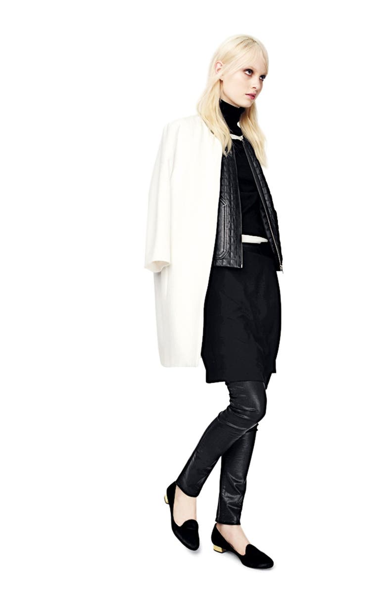 Trouvé Asymmetrical Faux Wrap Skirt, Alternate, color,