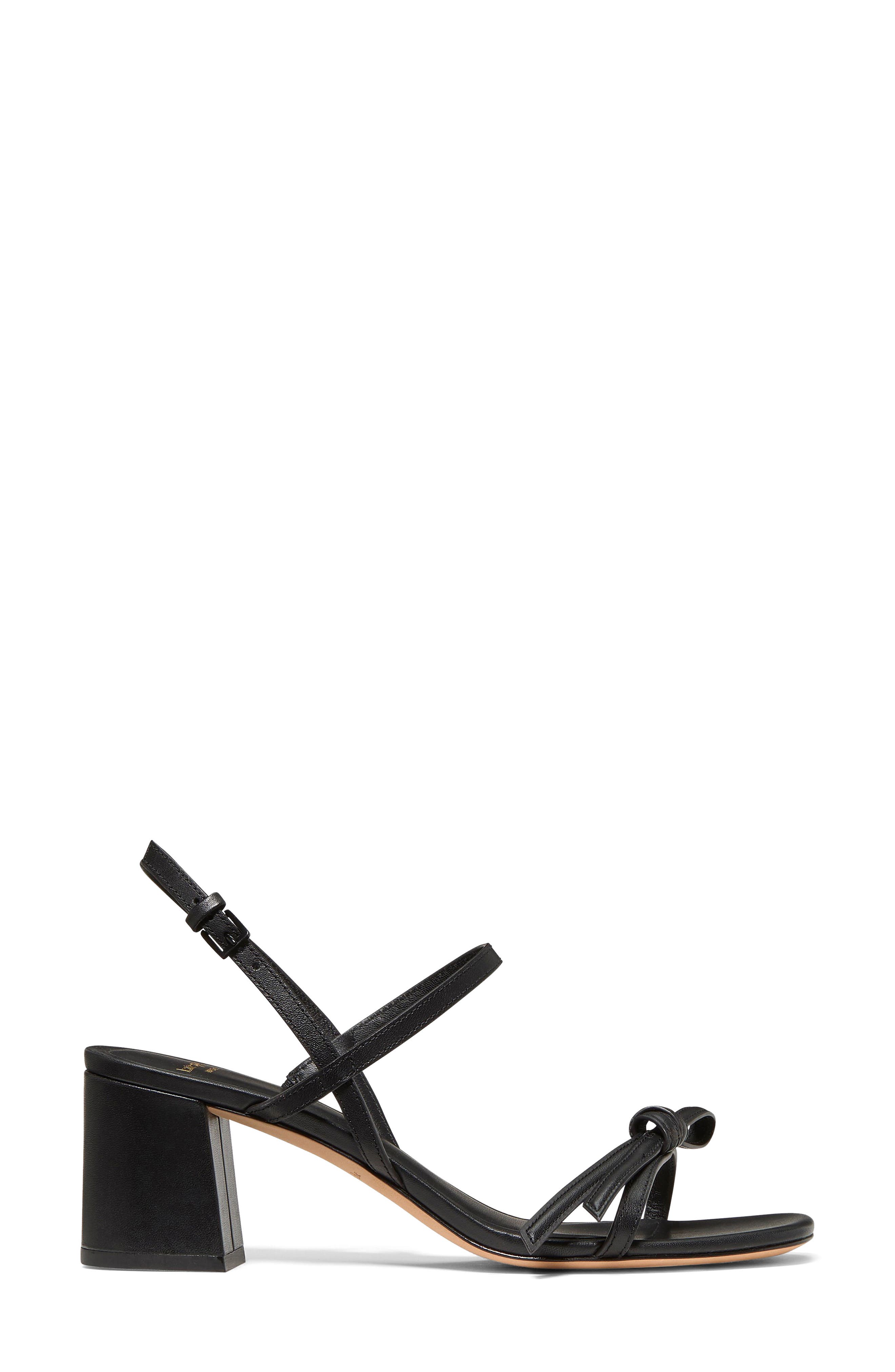 Kate Spade New York loop slingback sandal, Alternate, color, Black