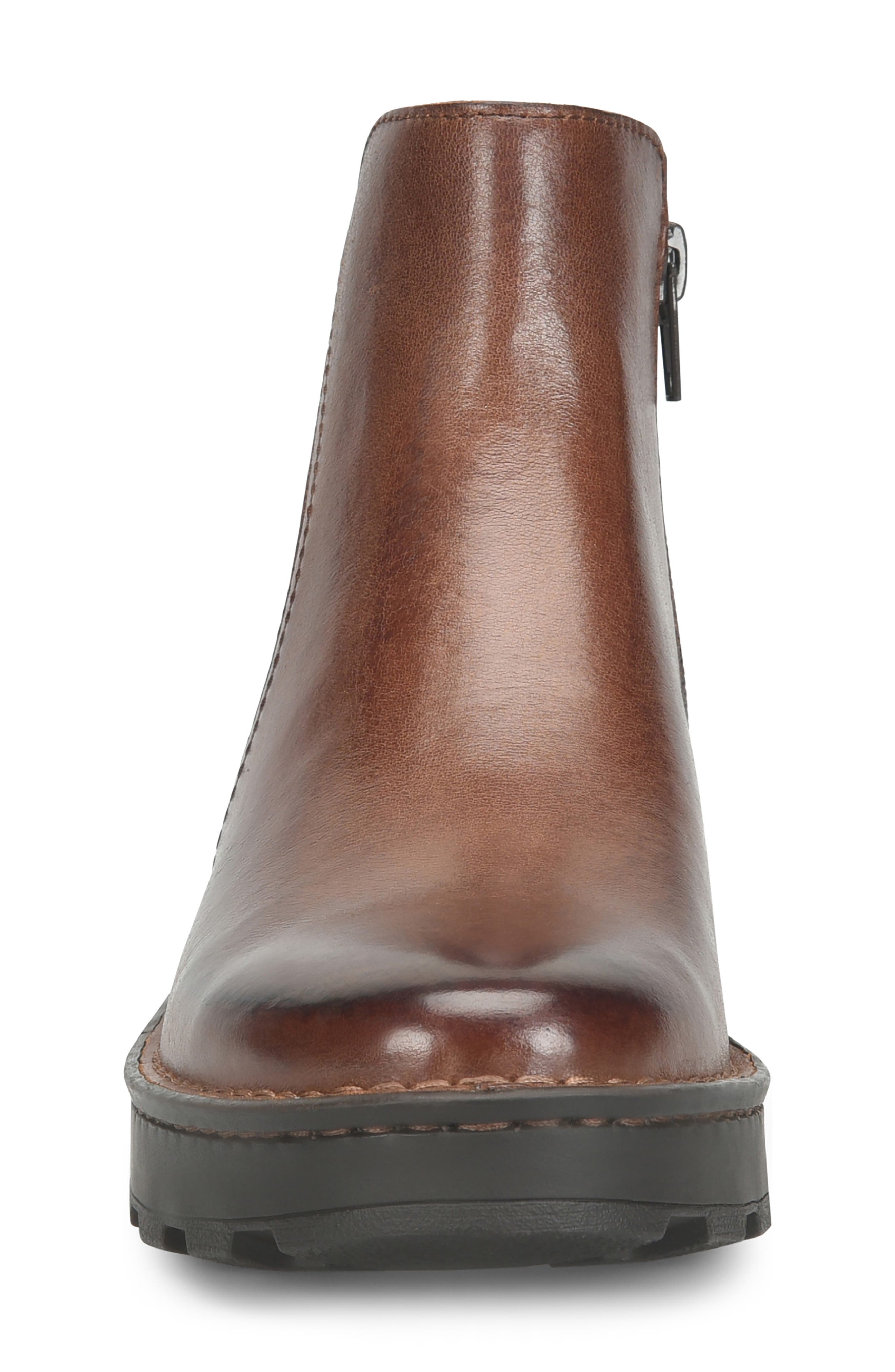 Camden Bootie, Alternate, color, BROWN LEATHER