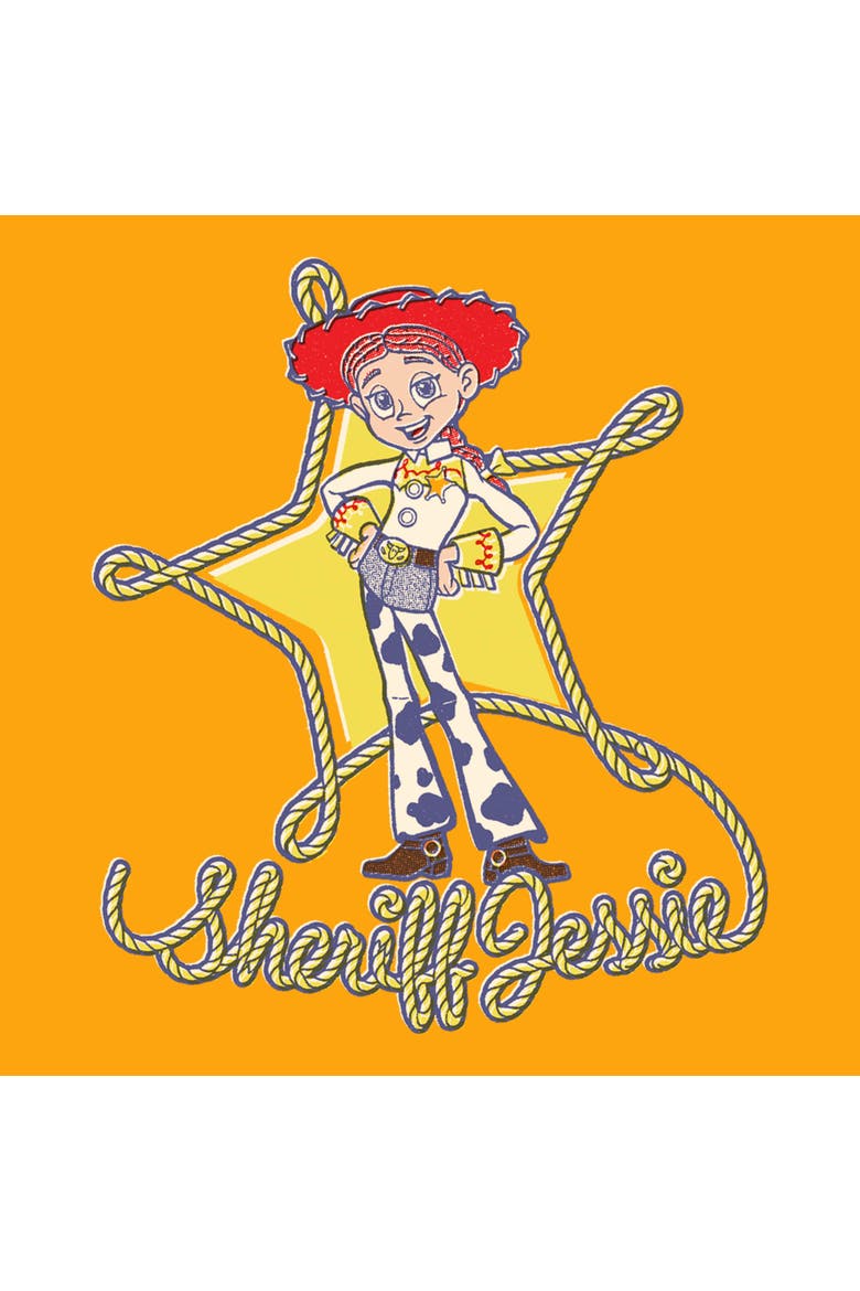 Men's Toy Story 5 Sheriff Jessie Icon  Graphic T-Shirt, Alternate, color, Gold
