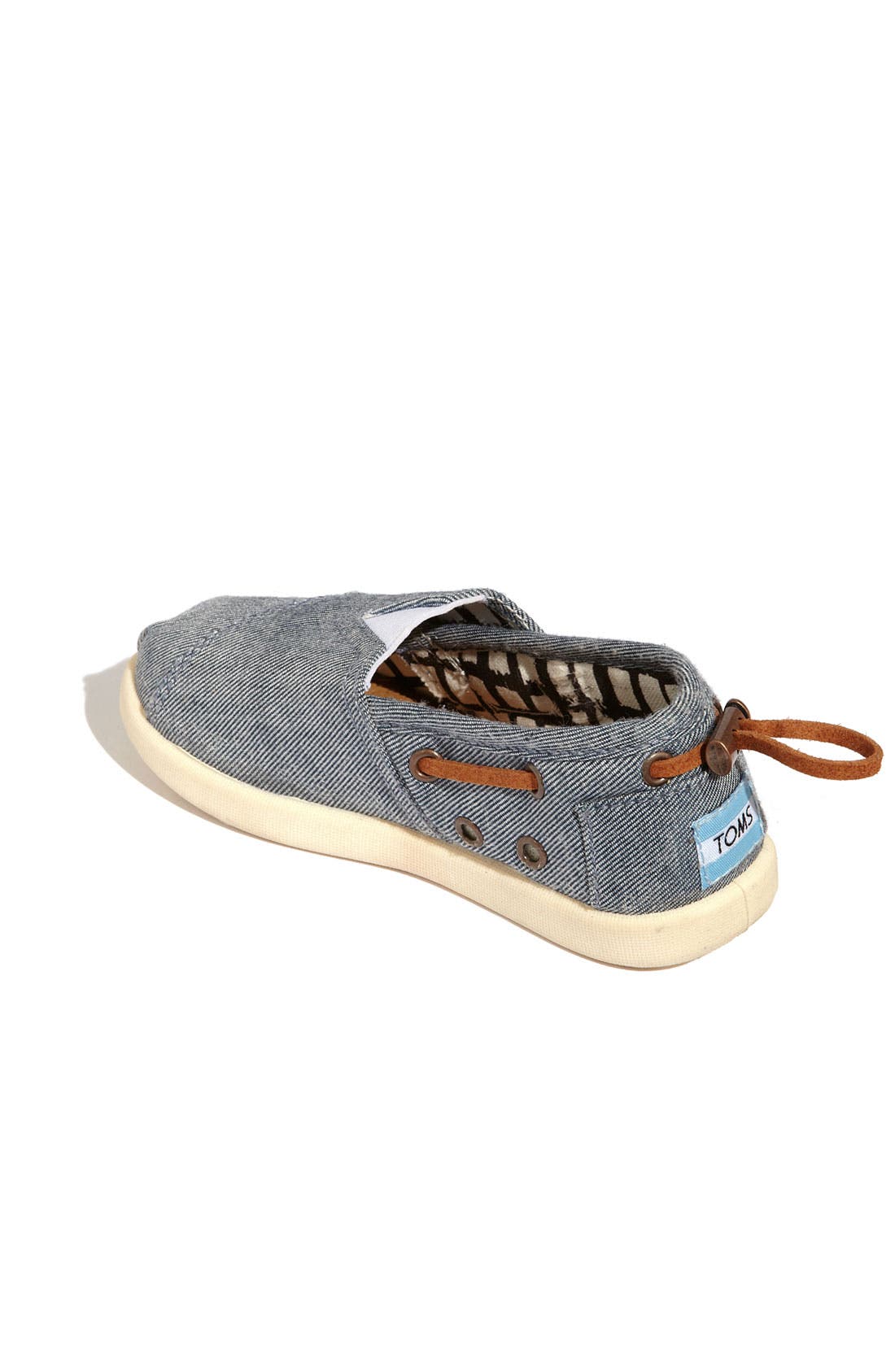 TOMS 'Classic Tiny - Bimini' Chambray Slip-On, Alternate, color, 