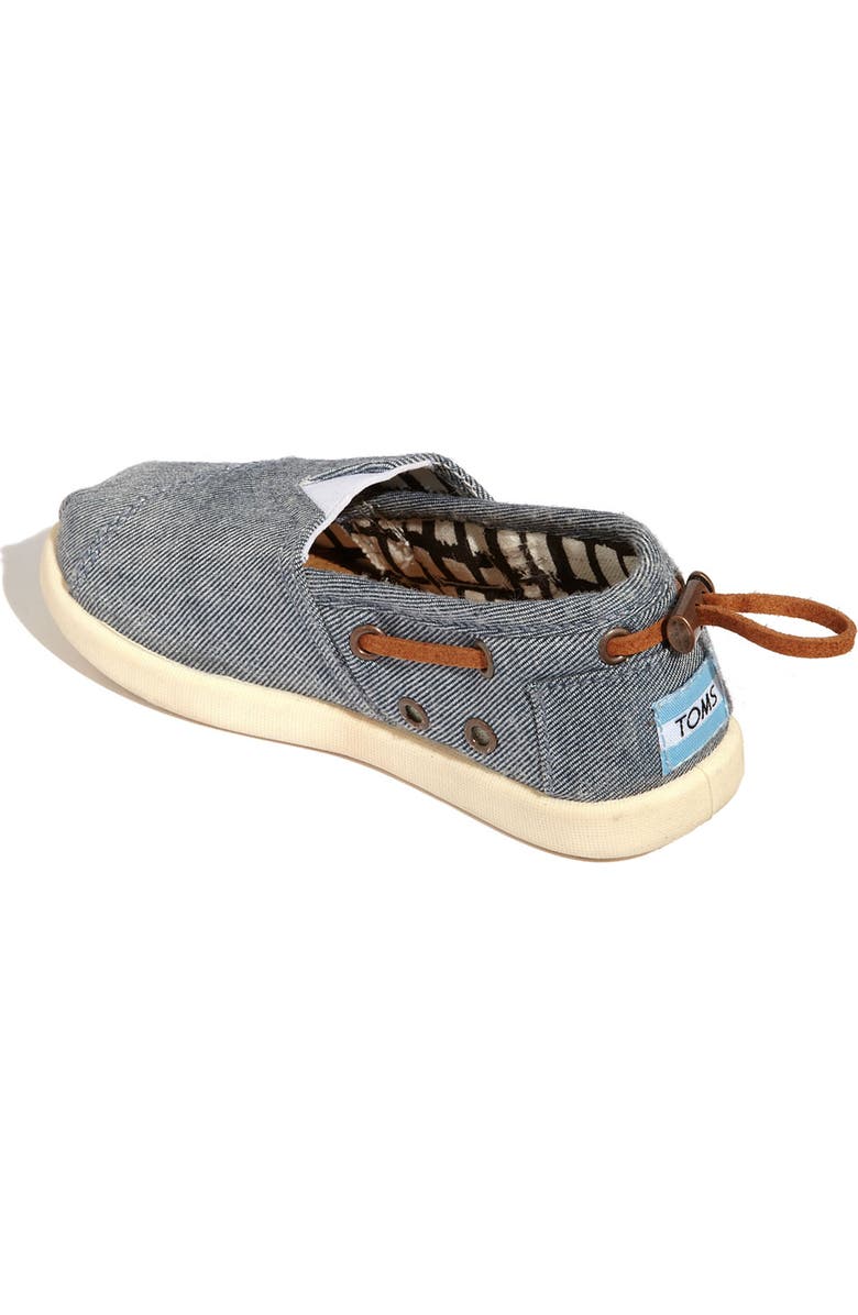 TOMS 'Classic Tiny - Bimini' Chambray Slip-On, Alternate, color,