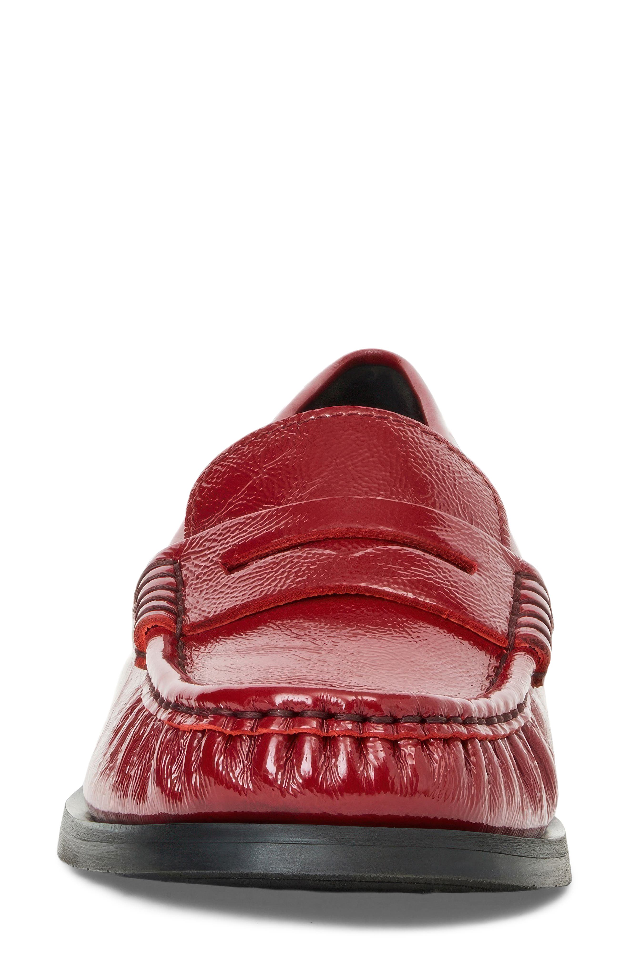 Tabitha Weatherproof Penny Loafer, Alternate, color, ROUGE NAPLAK
