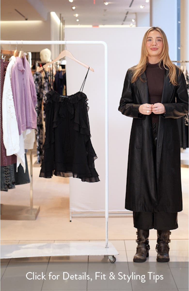 Ethereal Ruffle Chiffon Minidress, sales video thumbnail