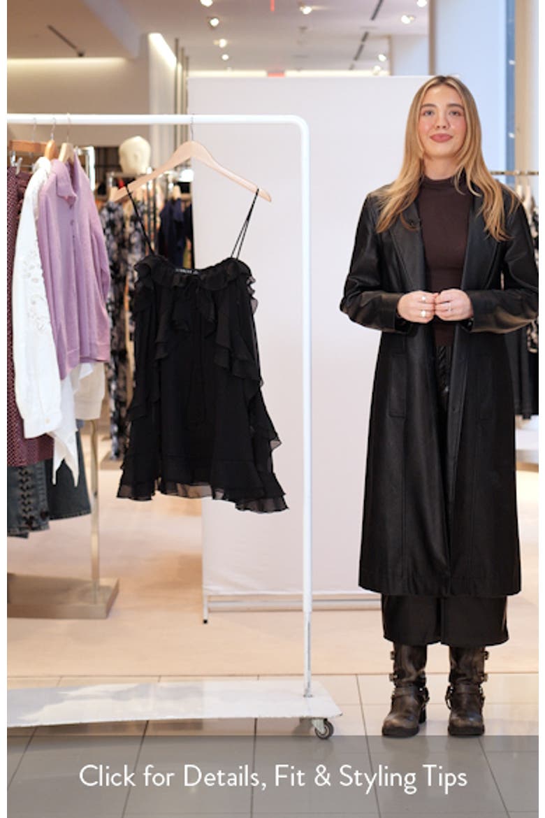 Ethereal Ruffle Chiffon Minidress video