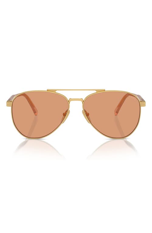 Prada 58mm Pilot Sunglasses