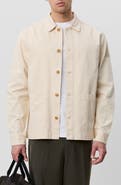 Les Deux Herringbone Cotton Overshirt