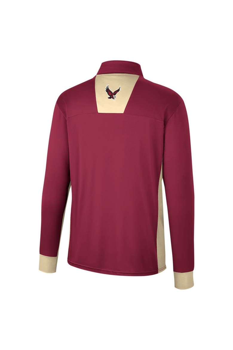 Men's Colosseum Maroon Boston College Eagles Bart Quarter-Zip Top, Alternate, color, Maroon