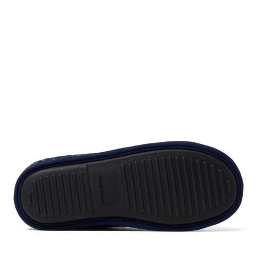 Dearfoams Asher Marled Knit Clog Slipper In Navy