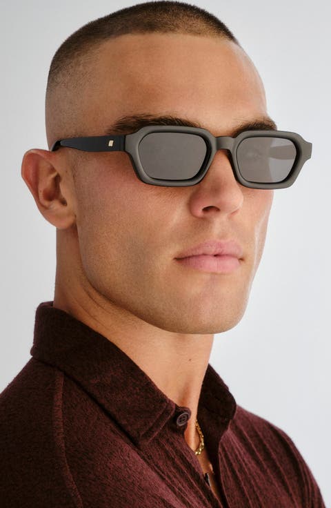 Tension 53mm Polarized Square Sunglasses