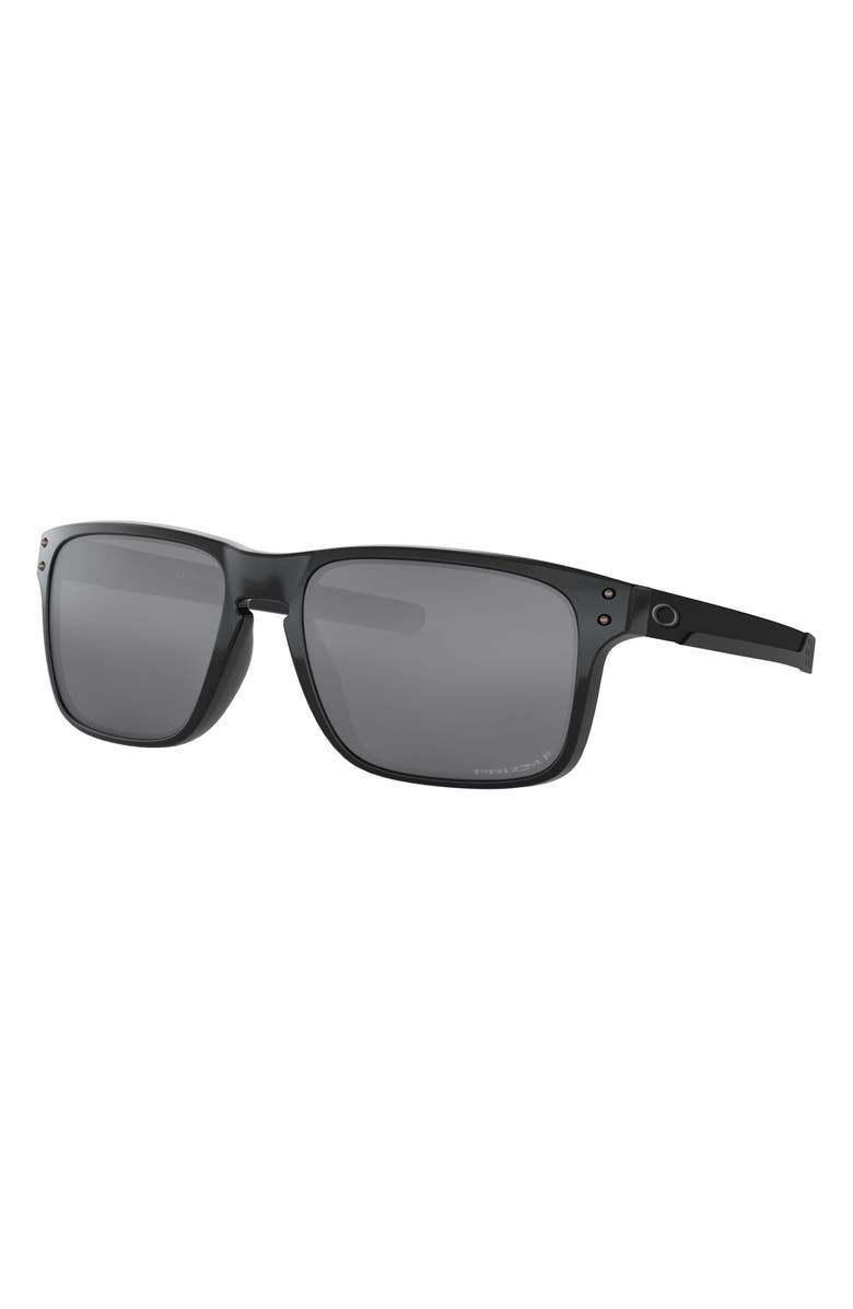 Oakley Holbrook<sup>™</sup> Mix 57mm Prizm<sup>™</sup> Polarized Square Sunglasses, Alternate, color, Black