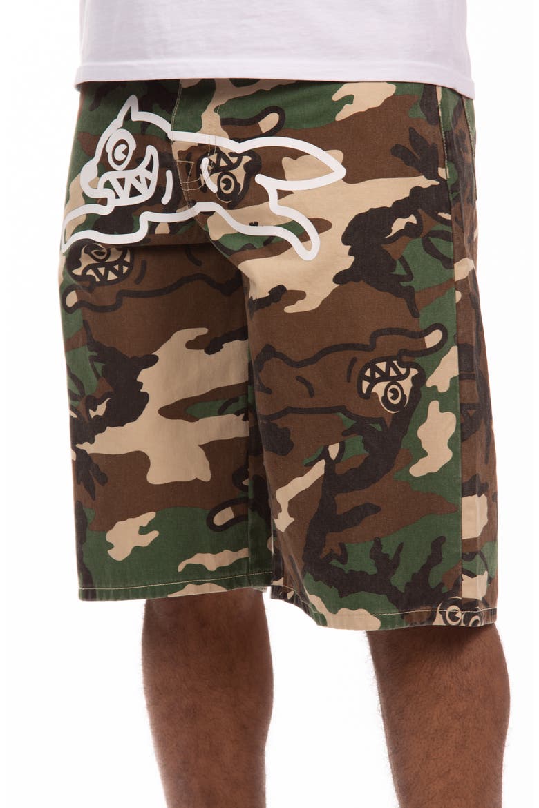 Icee Camo Twill Shorts, Alternate, color, CAMO