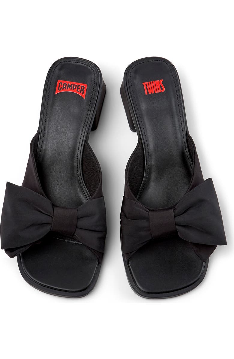 Camper Kora Bow Slide Sandal, Alternate, color,