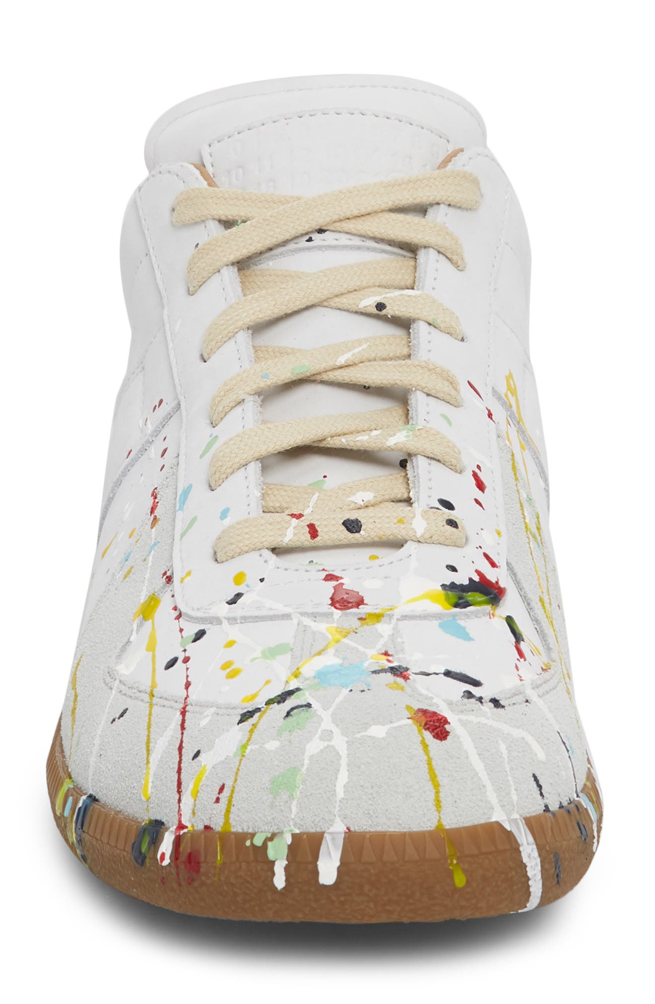 Replica Paint Splatter Sneaker, Alternate, color, OFF WHITE PAINT SPLATTER