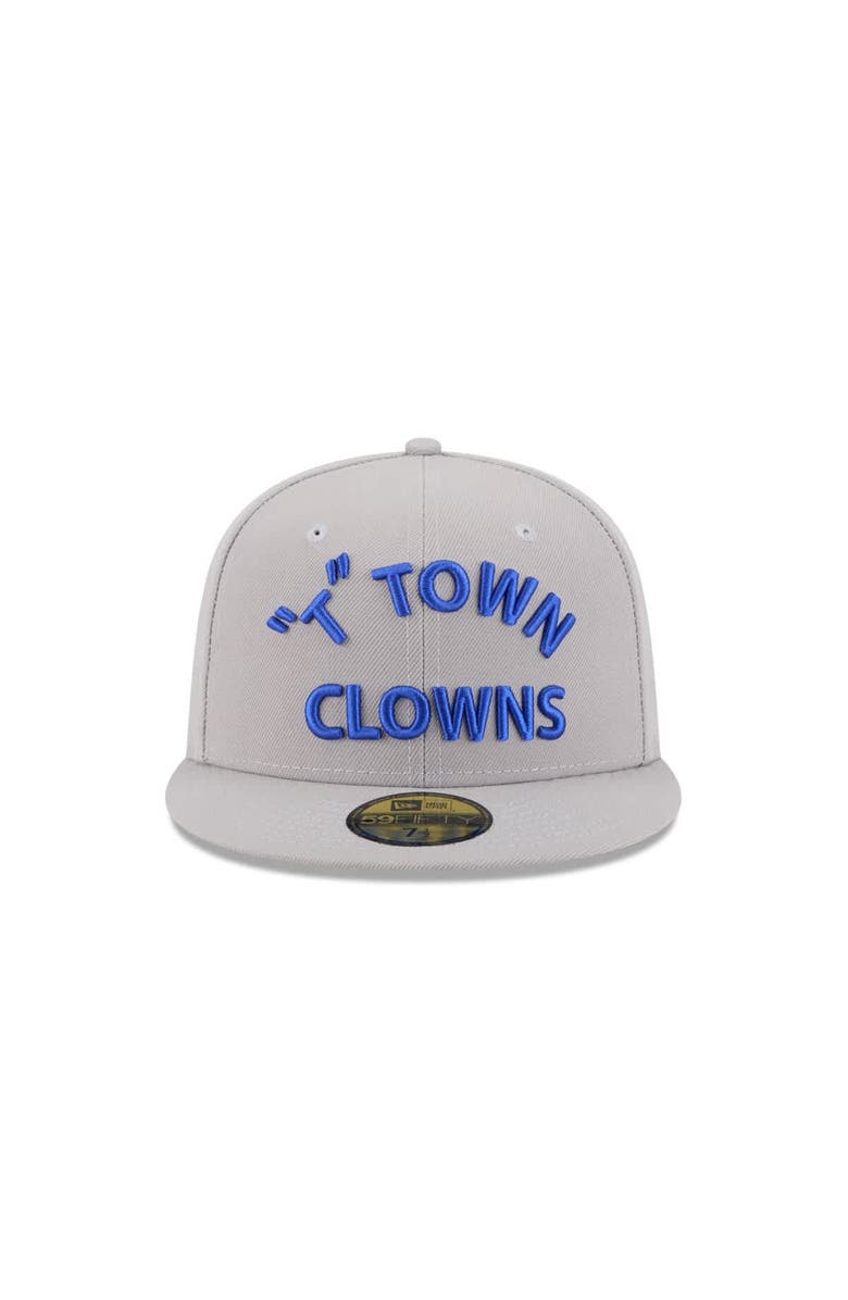 New Era Men's New Era Gray Tulsa Drillers Theme Nights 59FIFTY Fitted Hat, Alternate, color, Gray