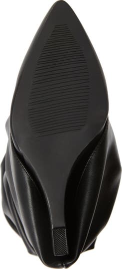 Zumma Foldover Slouch Pointed Toe Wedge Boot