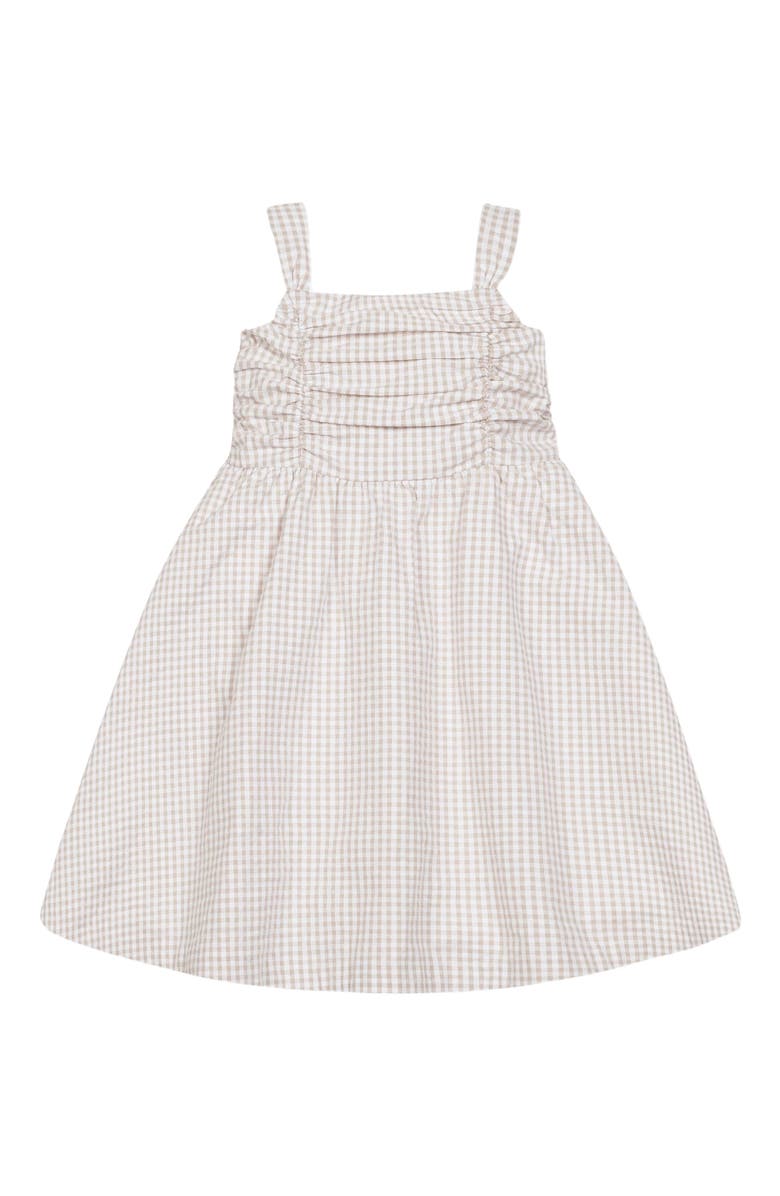 Hope & Henry Baby Girls' Organic Ruched Bodice Party Dress, Infant, Alternate, color, 