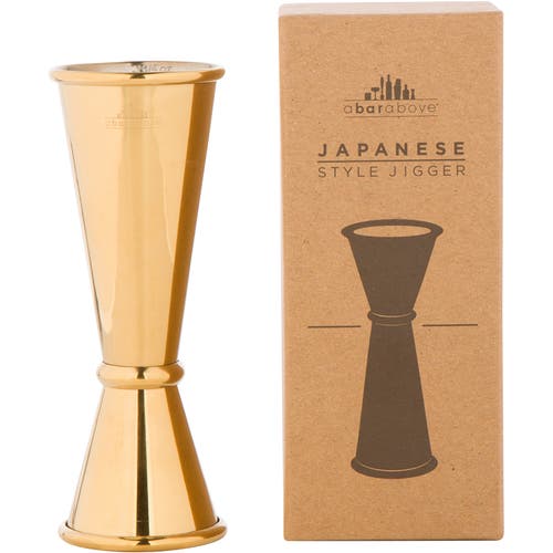 A Bar Above Gold Japanese Cocktail Jigger In Gold