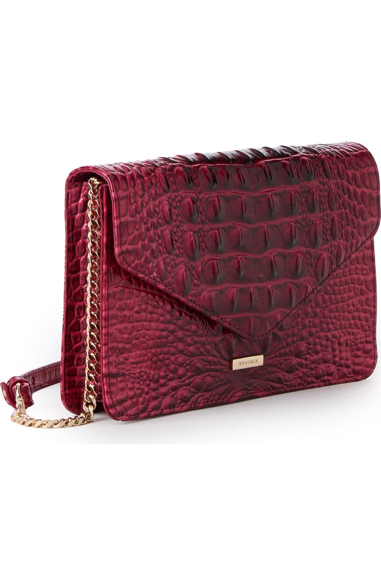 Brahmin Wendy Croc Embossed Leather Crossbody Bag, Alternate, color,