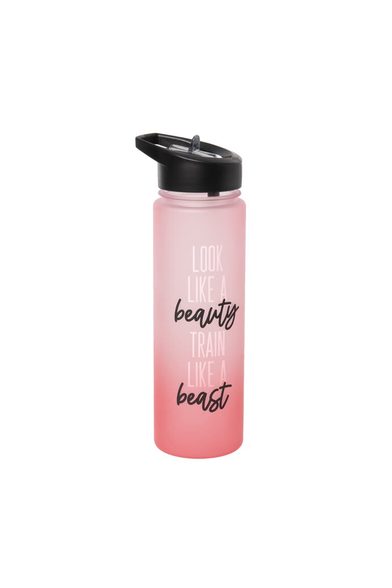 Look Like A Beauty Tritan Bottle Plastic Pink 22 oz, Main, color, Clear