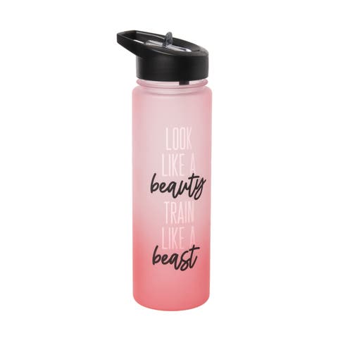 Look Like A Beauty Tritan Bottle Plastic Pink 22 oz