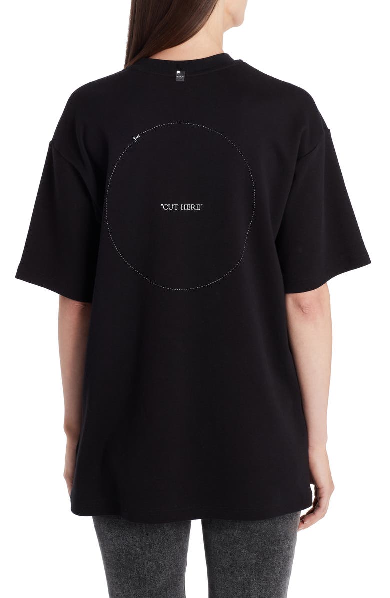 Off-White Meteor Cutout T-Shirt, Alternate, color,