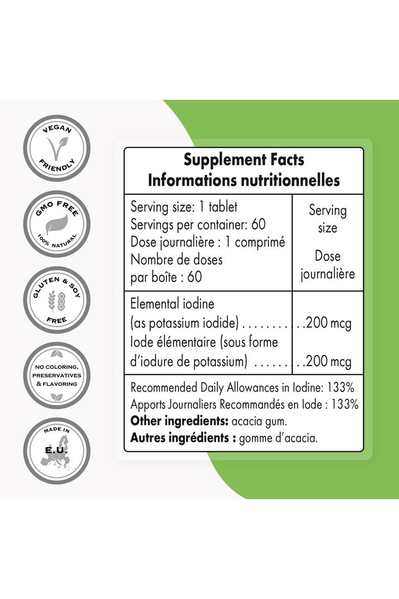 Potassium Iodide KI 200mcg, Alternate, color, None