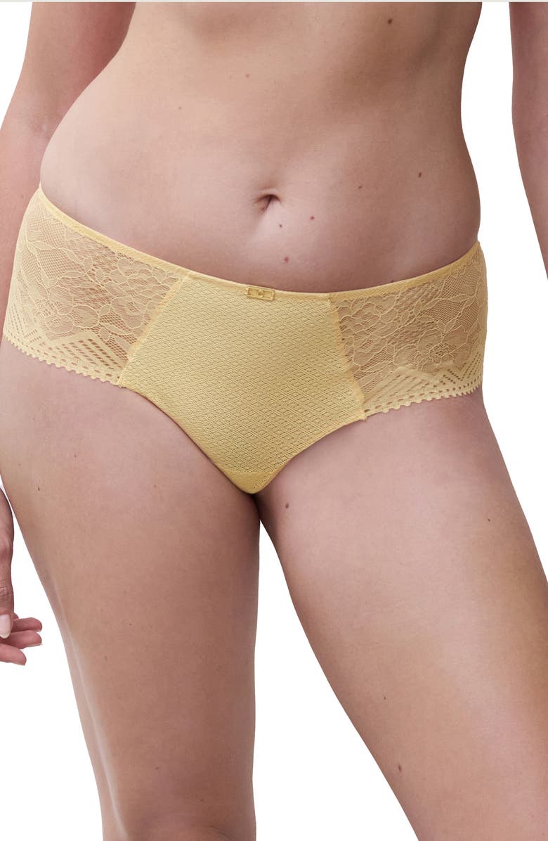 Chantelle Lingerie Origins Hipster Briefs, Main, color, Sunflower Yellow
