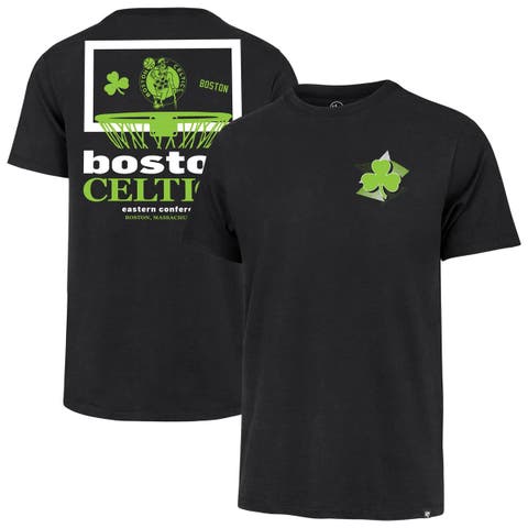 Men's '47  Black Boston Celtics City Edition Backboard T-Shirt