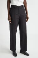 Lafayette 148 New York Kent Organic Cotton Poplin Barrel Leg Pants