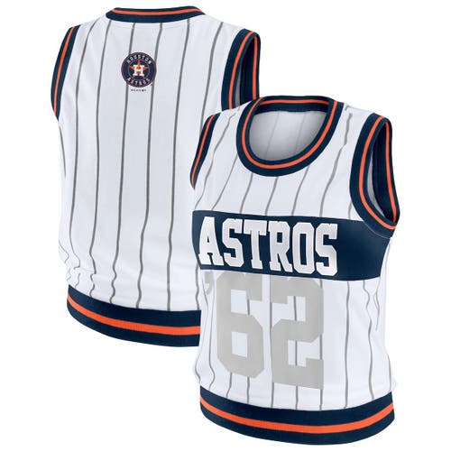 Wear By Erin Andrews White Houston Astros Sporty Tank Top